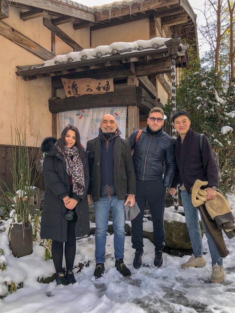 Sandro e Francesco Fusella insieme a Joseph Kim
